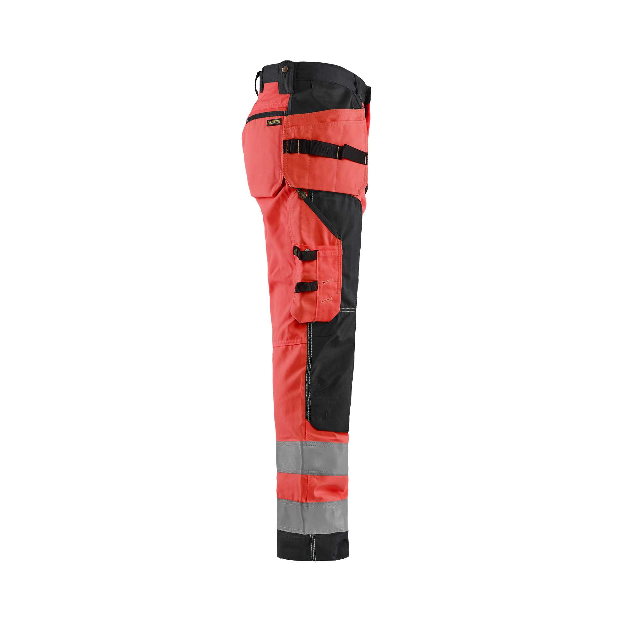 BLAKLADER 15681811 | Hi Vis craftsman trousers Hi Vis Reflective Work Trousers Men - Twill Fabric
